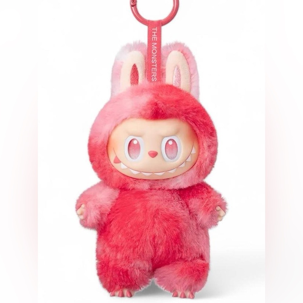 POP MART Labubu Monsters Big Into Energy Series Vinyl Plush Pendant Love